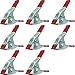 FactorDuty Set of 8-9-Inch Metal Spring Clamp with Red Tip