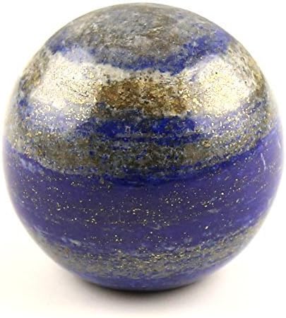 Crystal Allies Gallery: Natural Lapis Lazuli Sphere w/ Authentic Crystal Allies Stone Card by Crystal Allies Gallery