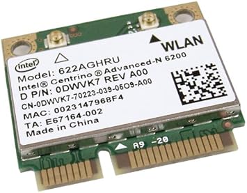 Amazon Com Dell Intel Centrino Advanced N 60 Wifi 622aghru Intel Centrino Advanced N Computers Accessories