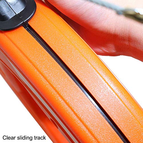 KOOTANS 98Ft Fish Tape Fiberglass 4mm x 30m Electrical Fish Tape Reel with 1pcs Wire Grip for Pull Wire Cable Line Long Runs - Thumbnail 6