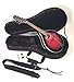 Left Handed A-Style Mandolin Oval Soundhole Wineburst Finish Set-Up & Adjusted In My Shop For Easy Play Includes Strap And Hard Featherlite Case
