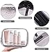 4PCS Clear Makeup Bag, TSA Approved Transparent Travel Toiletry Bag, Waterproof PVC Cosmetic Pouch Organizer, Quart Size Zipper Wash Bags Carry-on Luggage for Women Men Vacation Bathroo