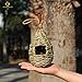 Kimdio Bird House,Winter Bird House for Outside Hanging,Grass Handwoven Bird Nest,Hummingbird House,Natural Bird Hut Outdoor,Birdhouse for Kids,Songbirds House