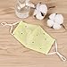 Kids Cotton Mouth Mask Adjustable Anti Dust Mouth Mask,Cotton Face Mask Reusable Mask Anime Face Mask Washable Mask Cute Dustproof Mask for Camping Outdoors for Toddlers Teens Children,Yellow