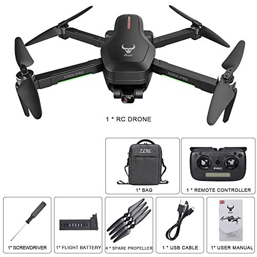 Entweg RC-Drohne, ZLL Beast SG906 PRO 2 GPS-RC-Drohne mit Kamera 4K 3-Achsen-Gimbal-Bürstenmotor 5G WiFi FPV Optischer… – Bild 3