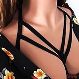 Flank Women Hollow Bustier Cage Bralette Crop Top Strappy Bra