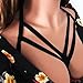 Flank Women Hollow Bustier Cage Bralette Crop Top Strappy Bra