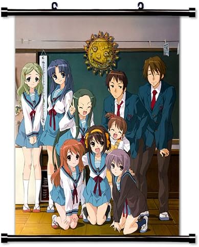 The Melancholy of Haruhi Suzumiya Anime Wall Scroll Poster (16 x 19) Inches