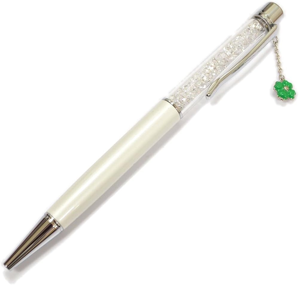 Amazon Co Jp Swarovski スワロフスキー チャーム付ボールペン Itsw145 パールホワイト ジュエリー