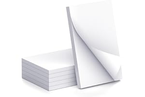 Note Pads 3x5, 6 Pack Notepad 3x5, 50 Sheets per Note Pad, Mini Notepad 3x5 In Blank Memo Pads Writing Pads, Pocket Note Book