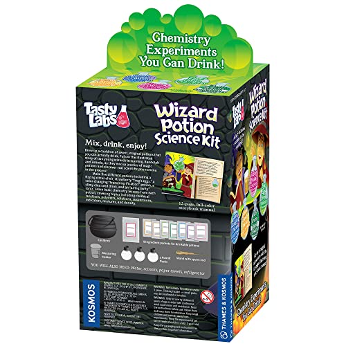 Thames & Kosmos Tasty Labs Wizard Potion Science Kit Make 5 Delicious Magical Potions