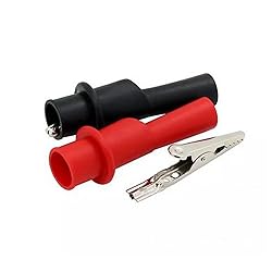 XYRSTOLR 10Pcs 10A Insulated Alligator Clips with