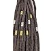 170 Pieces Hair Cuffs Jewelry for Braids Strong Metal Iron Adjustable Dreadlocks beads Hair Decorations (Gold and Silver,Not Easy Break) by Messen