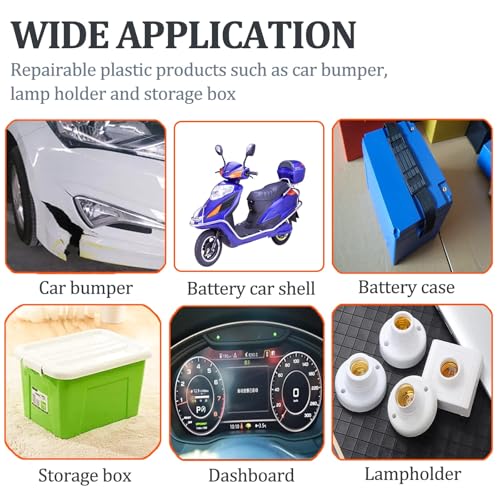 HYHJMISTY 220W Plastic Welding Machine, 2-in-1 Plastic Welding Machine with 800 Pieces Welding Nails for Car Bumper Repair, Black