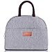 BALORAY Lunch Bag Tote Bag Lunch Organizer Lunch Holder Insulated Lunch Cooler Bag for Women/Wen (Light Grey)