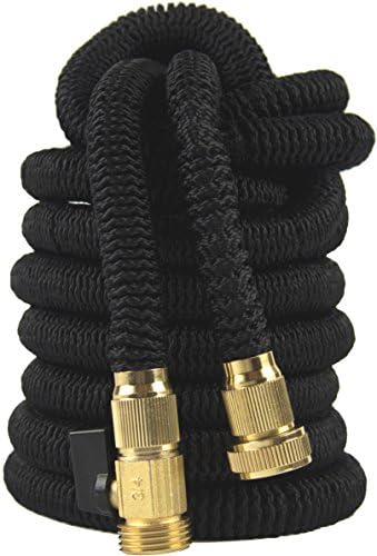 Phantom 50' Expandable Garden Hose Bungee Style Expanding Hose Solid Brass Connectors Expandable Hose