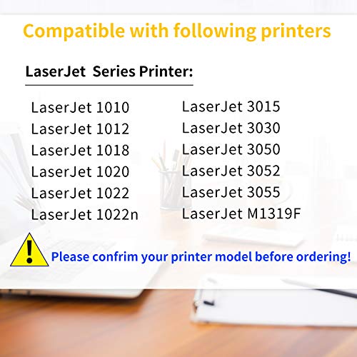 JetSir Compatible Toner Cartridge Replacement for HP 12A Q2612A(2-Pack),Use on HP Laserjet 1020 1012 1022 1010 1018 1022n 3015 3030 3050 3052 3055 M1319F Printer - Thumbnail 3