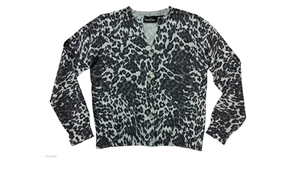 little girl leopard print cardigan