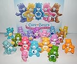 Care Bear Deluxe Figure Toy Set of 17 Different Care Bears with Wonderheart Bear, Funshine Bear, Cheer Bear and Many More!