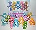 Care Bear Deluxe Figure Toy Set of 17 Different Care Bears with Wonderheart Bear, Funshine Bear, Cheer Bear and Many More!