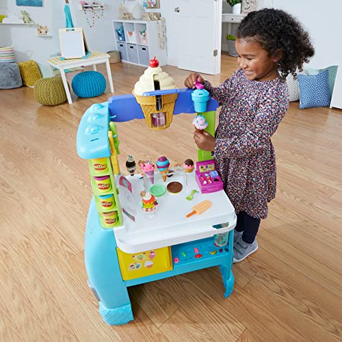 PlayDoh Kitchen Creations Ultimate Ice Cream Truck Toy Playset, Food