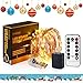 innotree Fairy Lights with Timer, Battery Copper Wire Fairy Lights 33Ft 100 LEDs Fairy Lights Christmas Battery Operated Waterproof Lights Bottle Decoration, Warm White