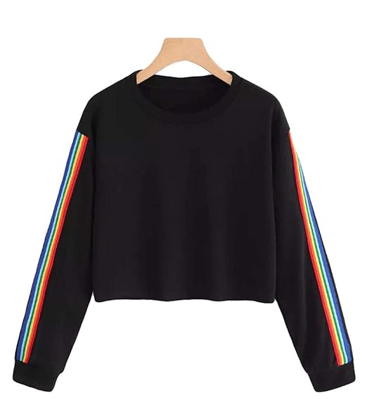 rainbow sweatshirt womens