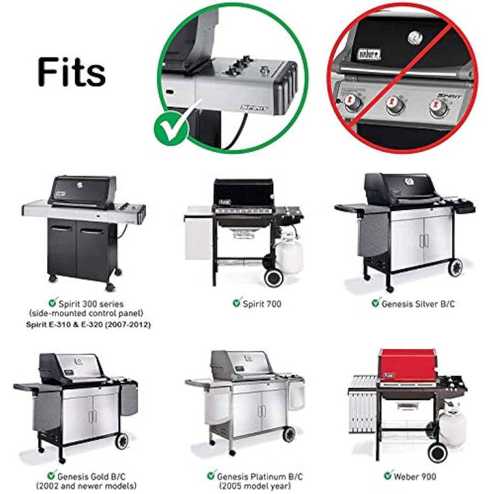 7508 Grill Burner er Spirit 300, E310 E320 (with Side Control Knobs