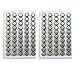 TrendBox (100Batteries) AG10 Alkaline 1.5V Button Cell Battery Single Use LR1130 LR54 SR1130 SR1130W Watch Toys Remotes Cameras
