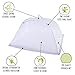 Ilyever 4 Pack Food Cover Tent with Extra Bottom Band,Large Collapsible Pop-Up 17