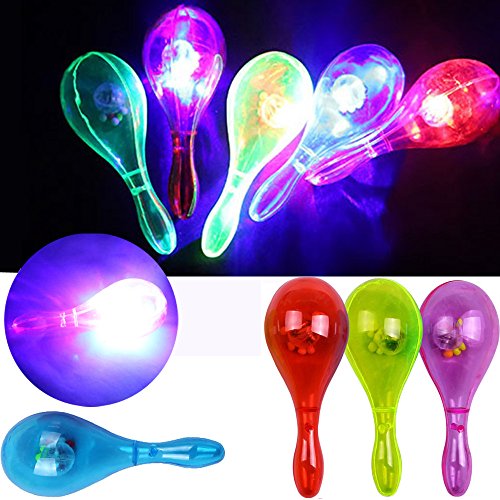 2018 LED Flashing Percussion Musical Instruments Sand Hammer Party Toy (Random) - Thumbnail 3