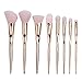 8pcs Professional Makeup Brush Set Silky Soft Cosmetics Brushes Kit Powder Cosmetic Makeup Brush High Brushes set Real luxury Eye & Face makeup tricks for Smooth Makeup Application