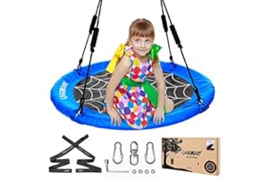 LÆGENDARY Saucer Swing for Kids and Adults - 40 Inch Round Tree Outdoor Swing