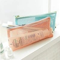 Storage Pouch - 1 Pc Travel Make Up Nylon Mesh Zipper Wallet Cosmetic Case Baby Mummy Bag Portable Storage Pouch - Organizer Pouch Leather Small Carrier Velcro Purse Walker Storage Tools I