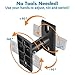 PERLESMITH Speaker Mount, Side Clamping Speaker, Mounting Bracket with Swivel and Tilt for Large Surround Sound Speakers - 1 Pair - Suitable for Walls - Holds up to 8lbs