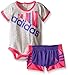 Adidas Baby Girls' Bodysuit and Short Set, Grey Heather, 3 Months