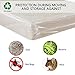 [2-Pack 5-Mil] HOMEIDEAS Mattress Bag (Queen/King) for Moving and Storage Transparent Mattress Disposal Bag - Heavy Duty & Tear Resistant