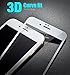 TOZO for iPhone 8 Screen Protector Glass [ 3D Full Frame ] Technology Premium Tempered 9H Hardness 2.5D PET [Soft Edge Hybrid] Super Easy Apply 4.7 inch [White]