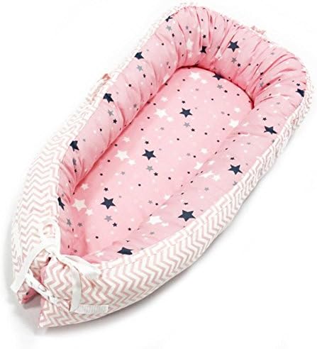 Baby Lounger - Portable Super Soft and Breathable Newborn Infant Bassinet, Newborn Cocoon Snuggle Bed Soft Baby Cushion Breathable Nest