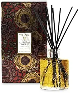 Voluspa Goji Tarocco Orange Reed Diffuser | 3.4 Fl. Oz. Fragrant Oil | 24/7 Home Fragrance without the flame