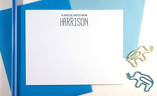 boys personalized stationery