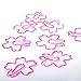 Gappitv Shoppingmoon Flower Paper Clips Metal Card File Clips for School Office Wedding Decoration (Pink) Pack 12pcs