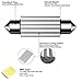 Gkromzo 10 X 42mm Festoon LED Light Bulbs Error Free LED Interior Lights Map Dome Lights Bulbs 211-2 578 569-Pure White