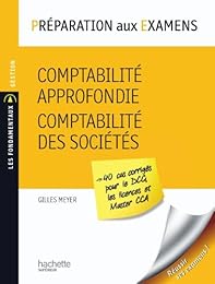 Comptabilité approfondie, comptabilité des sociétés