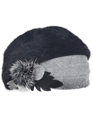 Z&S FORBUSITE Women's Chunky Daily Angola Beret Cap BR022