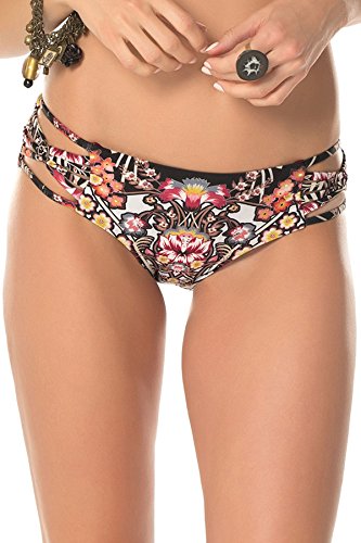 Becca by Rebecca Virtue Women's Havana Tab Side Hipster Bikini Bottom