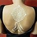 Body Art Temporary Tattoo Kit: White Lace & Silver Glitter Tattoo Set for Adults, Women, Girls & Teens - Custom DIY Body Paint Tattoo Kits for Professionals & Beginners - Make Your Own Fake Tattoos