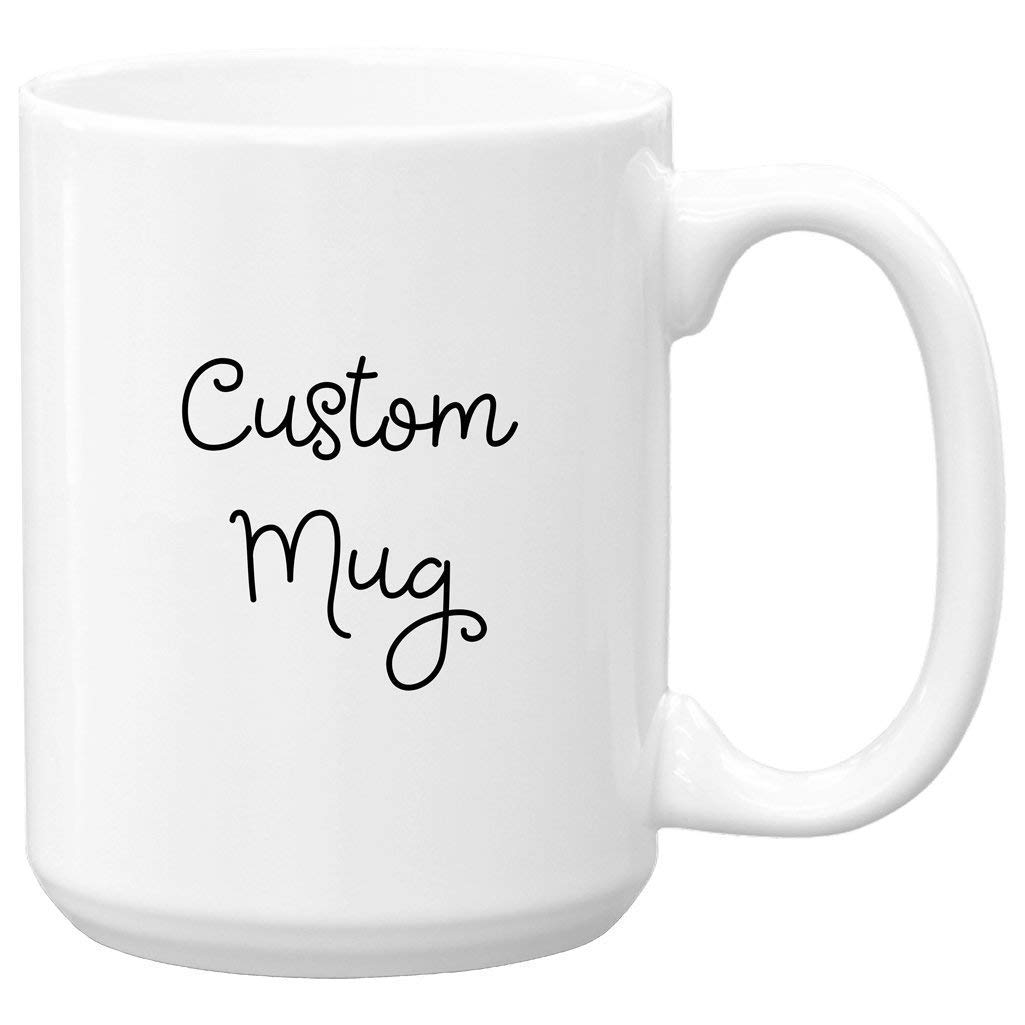 Custom Mug with Image and quote Handmade