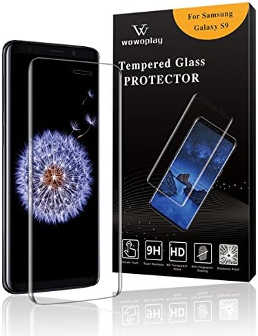 Samsung Galaxy S9 Screen Protector, Tempered Glass Screen Protector, 3D Curved Edge, Bubble-Free, Special For Galaxy S9 2018 Release (clear)