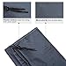 HOMEST 2 Pack XL Wash Me Travel Laundry Bag, Machine Washable Dirty Clothes Organizer, Large Enough to Hold 4 Loads of Laundry, Easy Fit a Laundry Hamper or Basket, Grey (Patent Design)